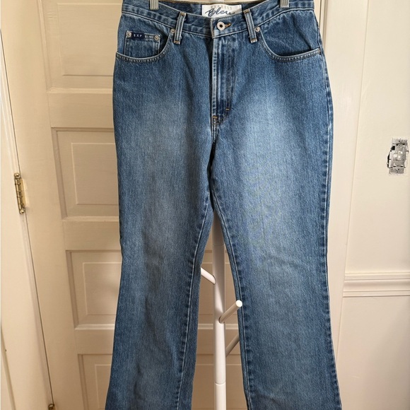 Express Bleu Flare Jeans size 7/8 - Picture 2 of 4